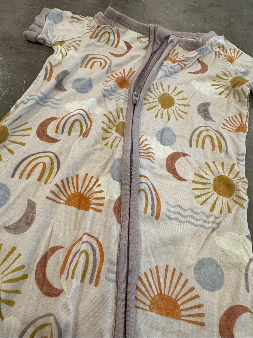 Little Sleepies Shorties in Desert Sunrise Print